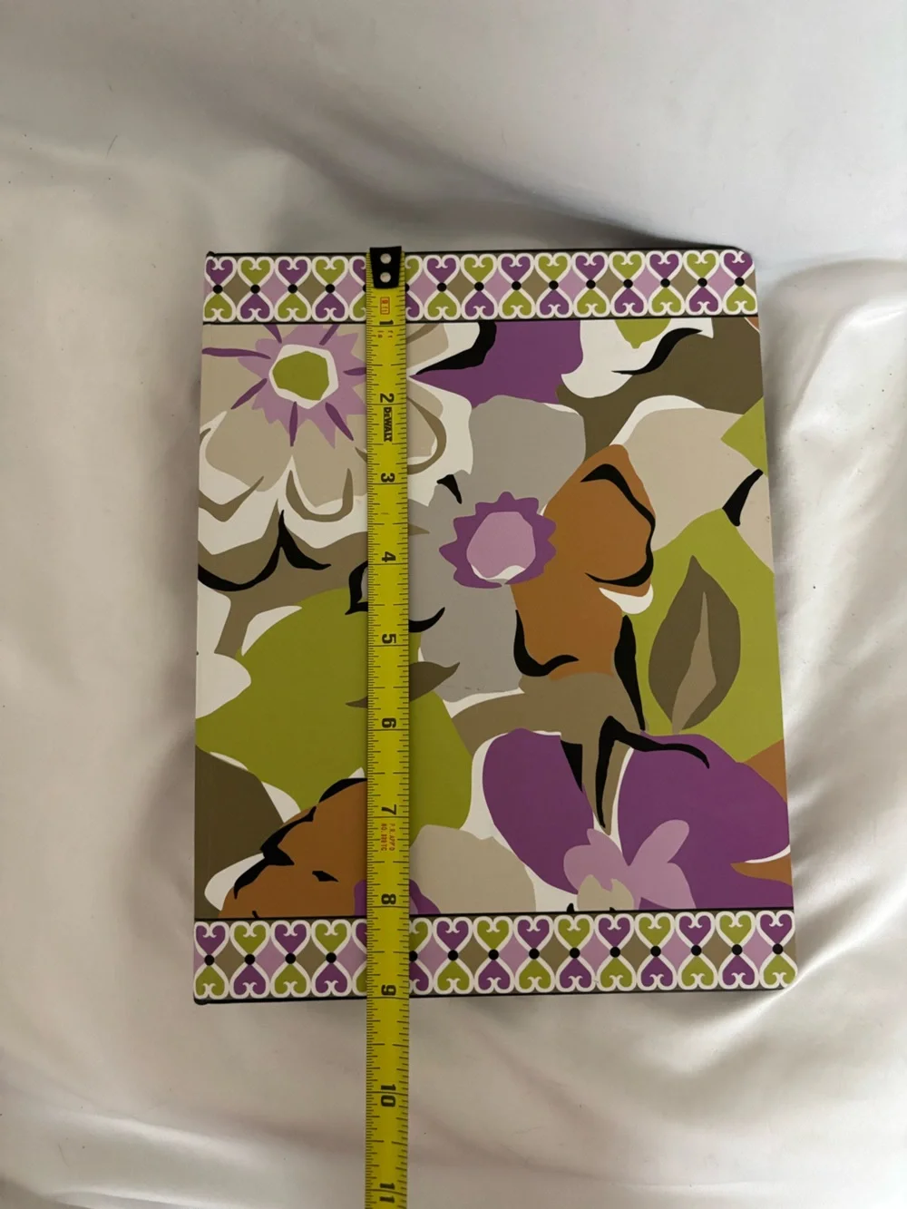 Vera Bradley Floral 3 Ring Binder  in Green, Purple & Brown